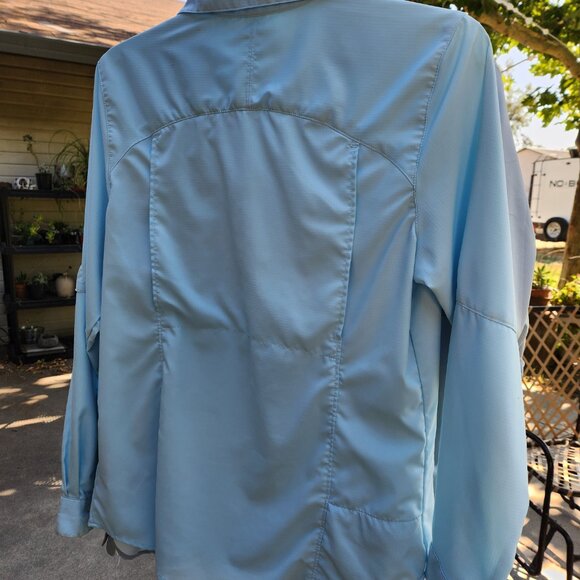Columbia PFG Tamiami II Long-Sleeve Shirt for Ladies - Light Blue- M - Picture 5 of 7